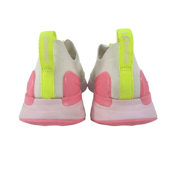 Nike React Phantom Run Flyknit 2 Women\'s White Volt Pink‎ Running Shoes main image 5